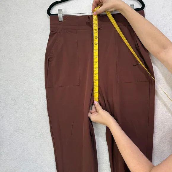 Nike Dri-FIT Pants Womens Large Brown CU4603-273 Lightweight Jogger Athletic - Picture 6 of 13